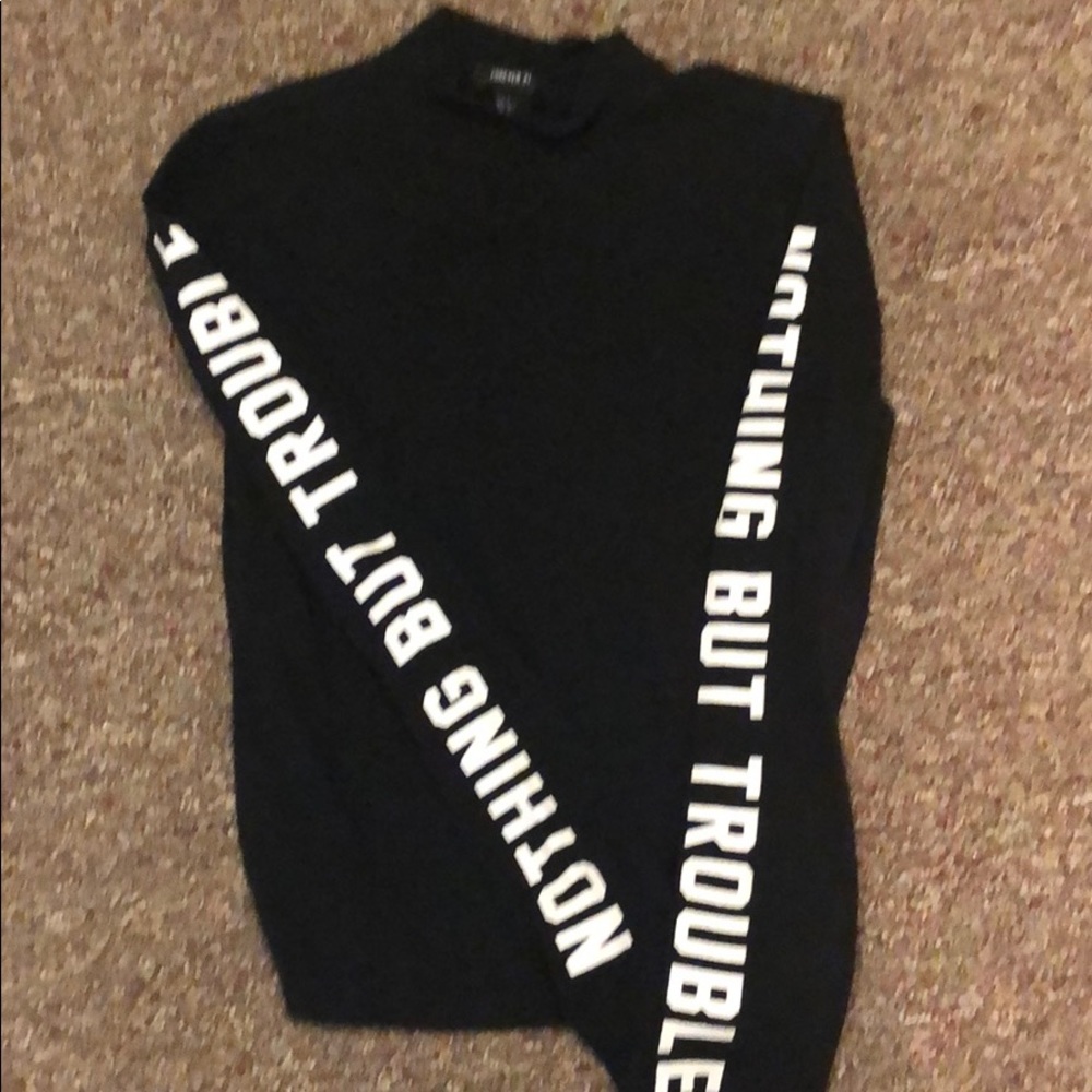 Black long sleeve shirt